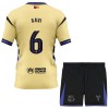 Camisola + Calções FC Barcelona x Kobe Bryant Gavi 6 Criança Equipamento 2ª 2025-26